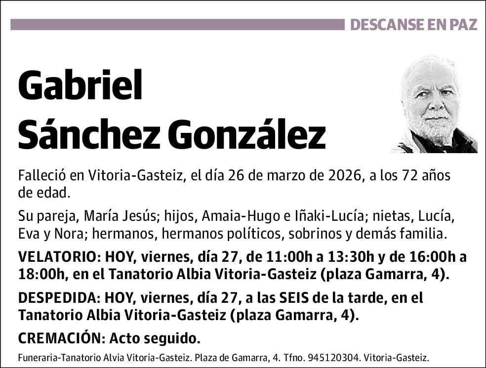 Gabriel Sánchez González
