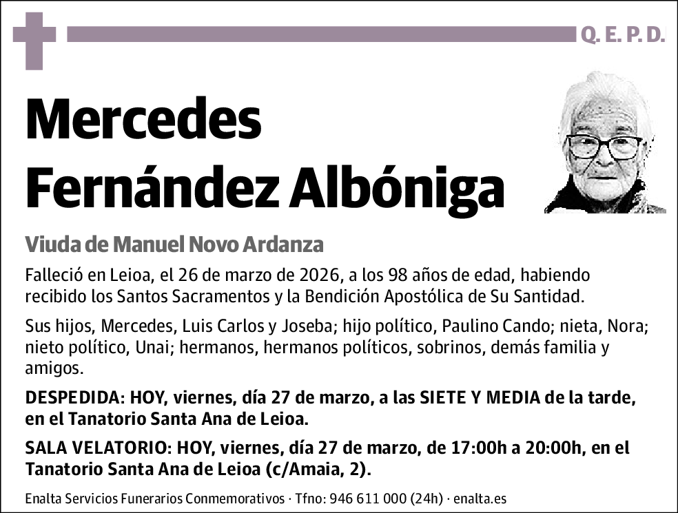 Mercedes Fernández Albóniga