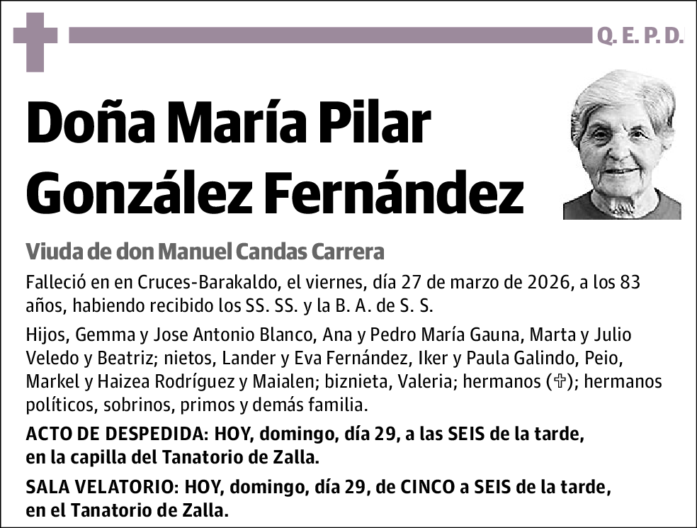 María Pilar González Fernández