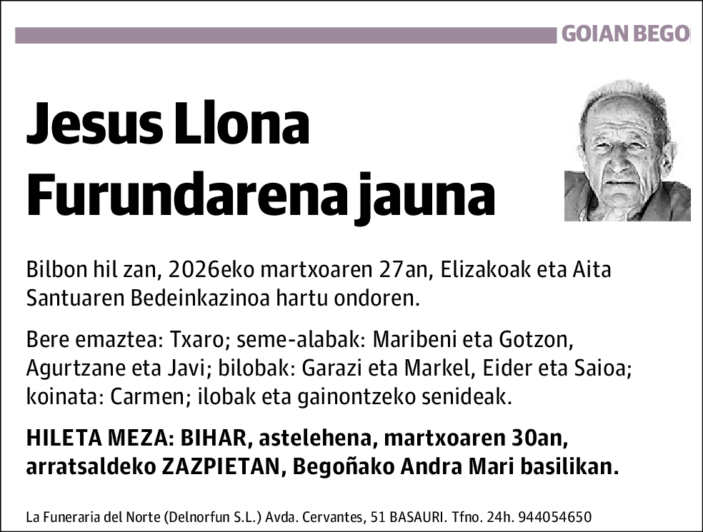 Jesús Llona Furundarena