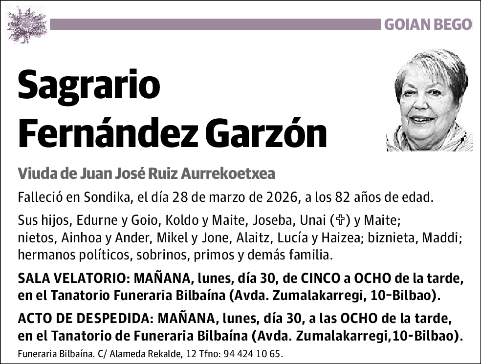 Sagrario Fernández Garzón