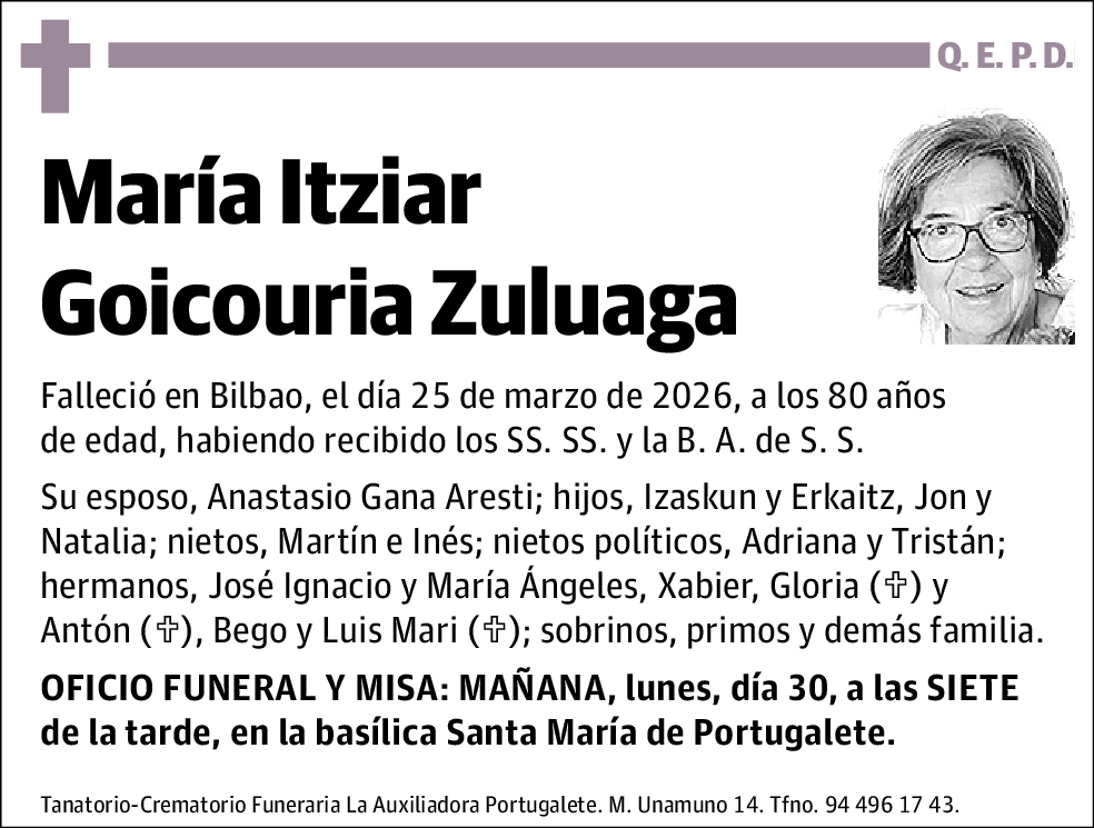 María Itziar Goicouria Zuluaga