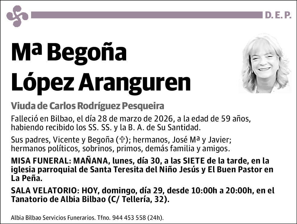María Begoña López Aranguren