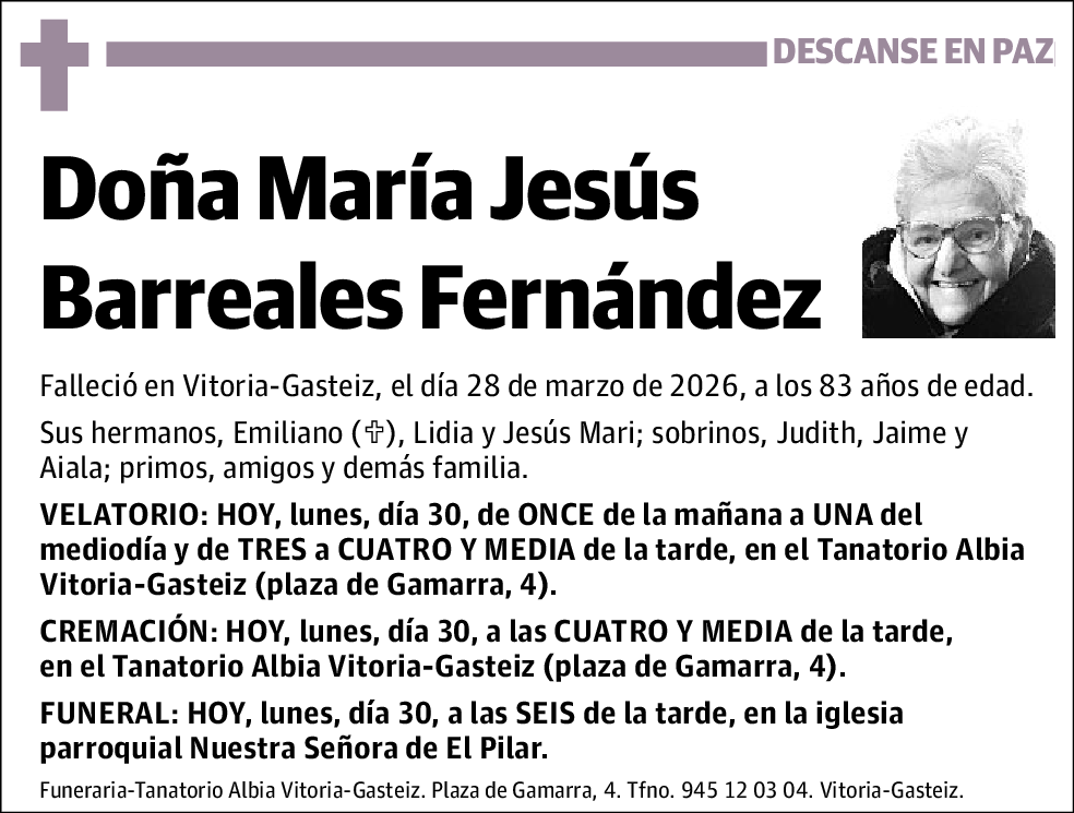 María Jesús Barreales Fernández