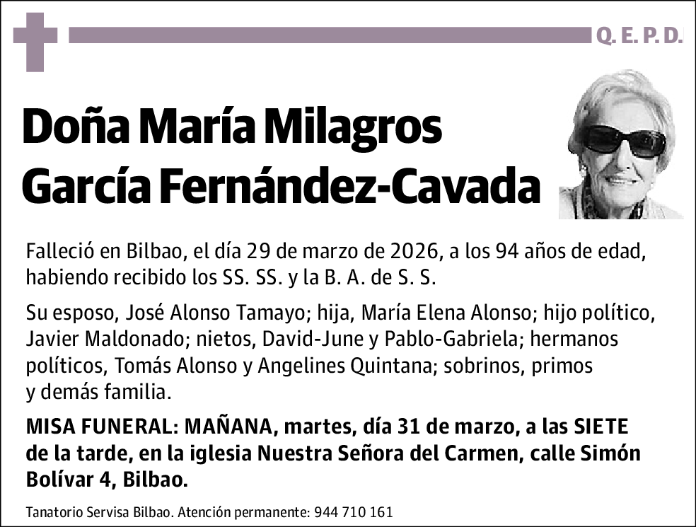 María Milagros García Fernández-Cavada