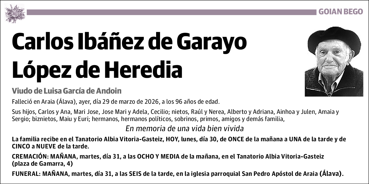 Carlos Ibáñez de Garayo López de Heredia
