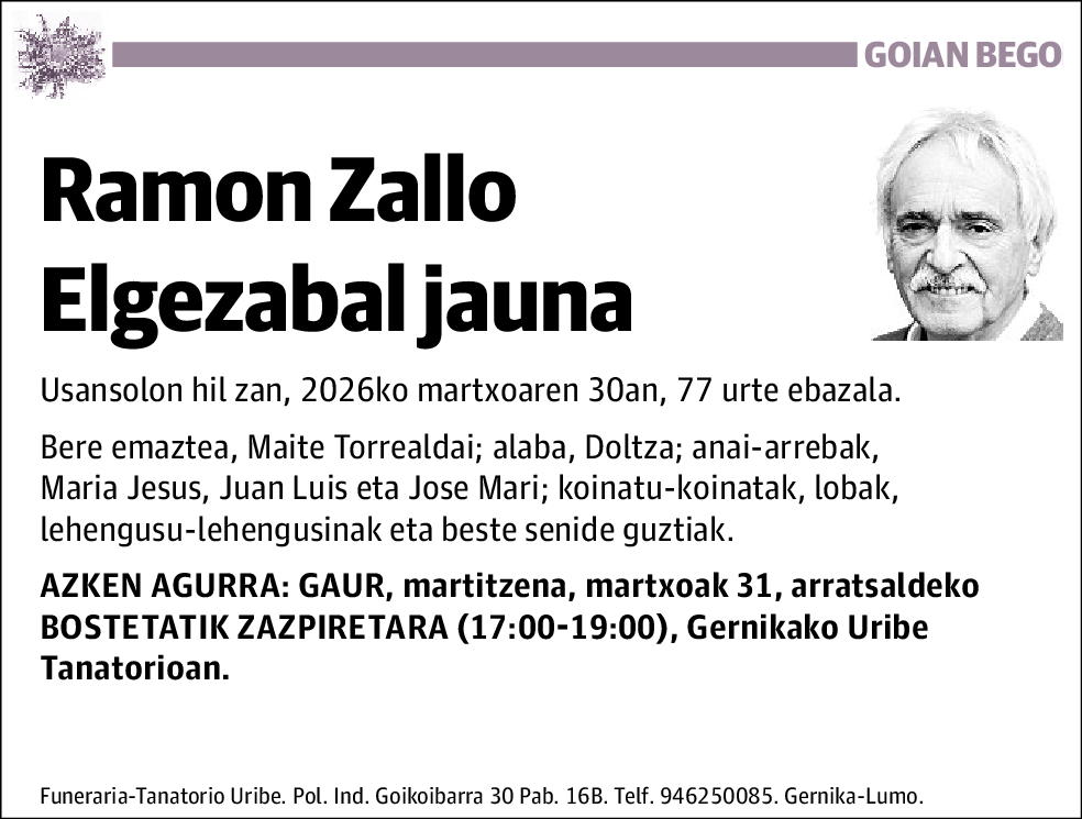 Ramon Zallo Elgezabal