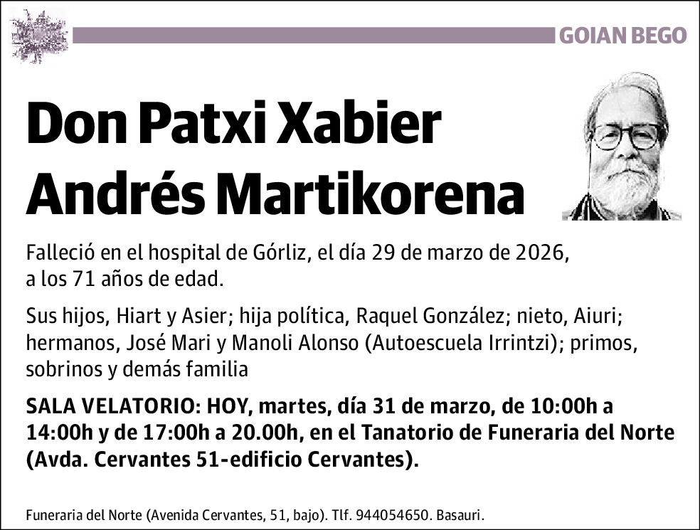 Patxi Xabier Andrés Martikorena
