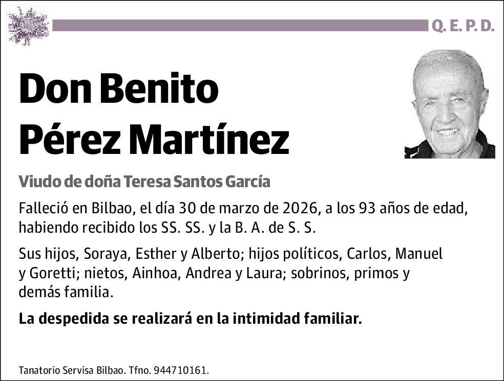 Benito Pérez Martínez