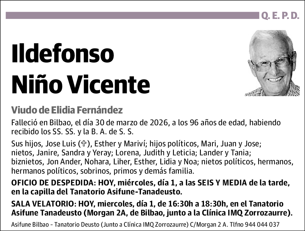 Ildefonso Niño Vicente