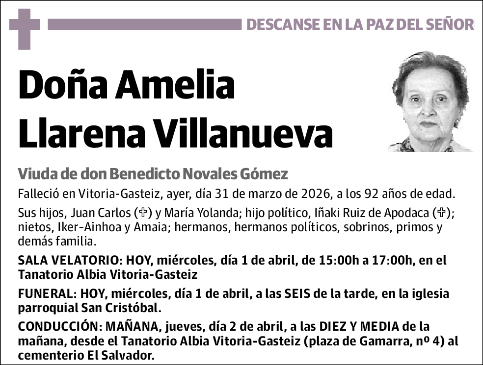 Amelia Llarena Villanueva