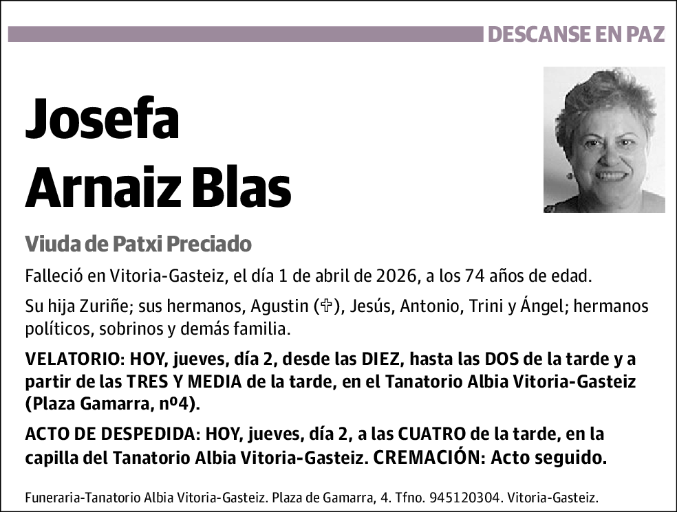 Josefa Arnaiz Blas