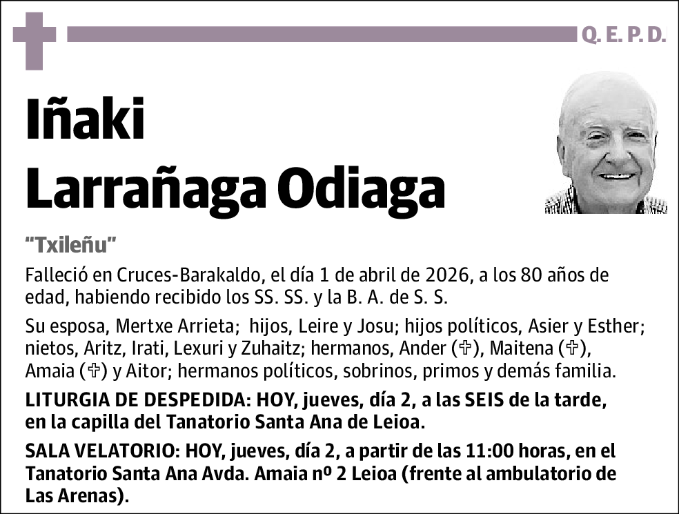 Iñaki Larrañaga Odiaga