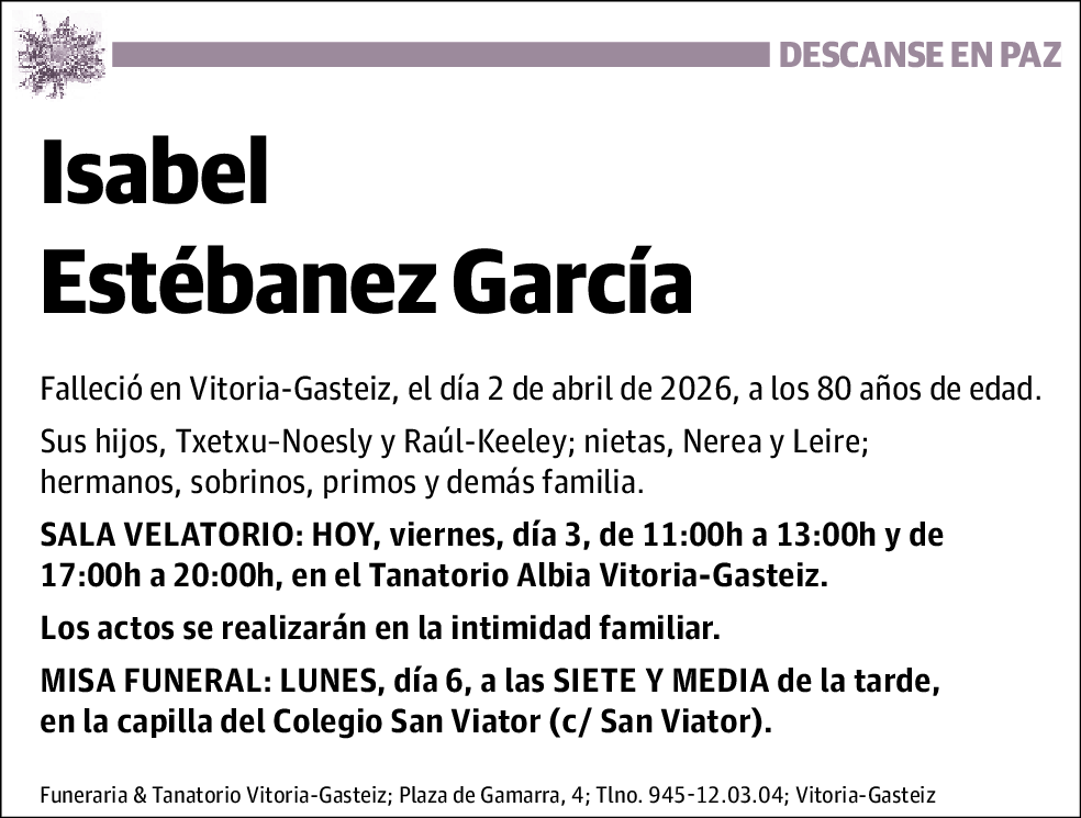 Isabel Estébanez García