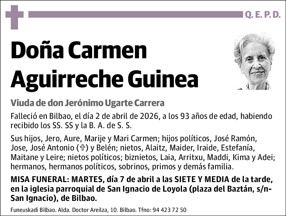 Carmen Aguirreche Guinea