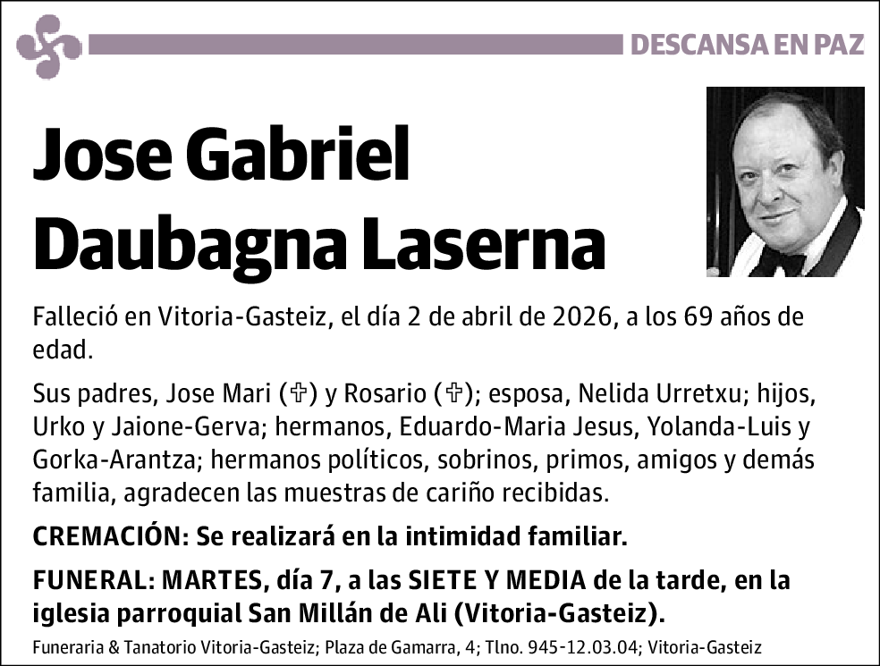 José Gabriel Daubagna Laserna