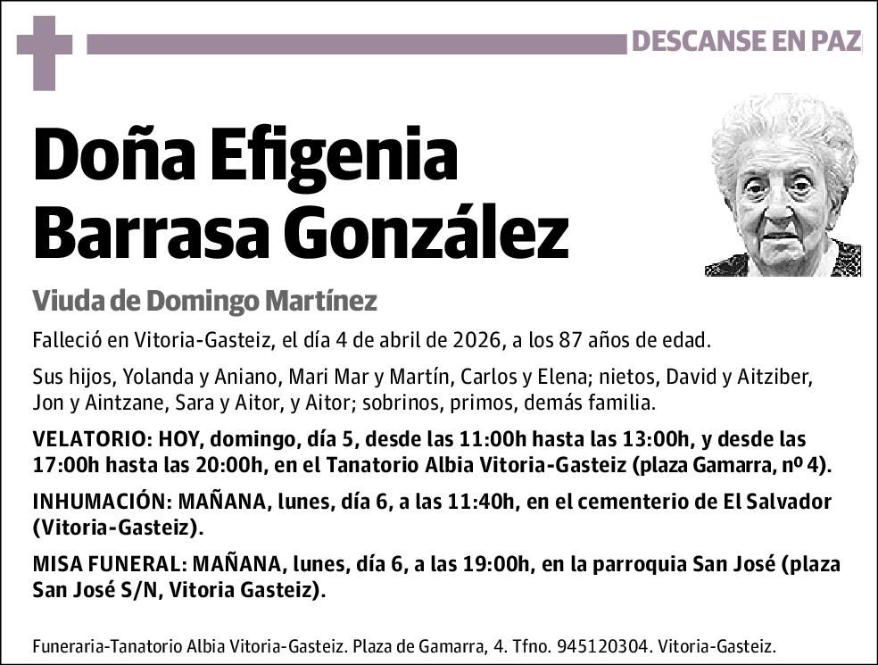 Efigenia Barrasa González