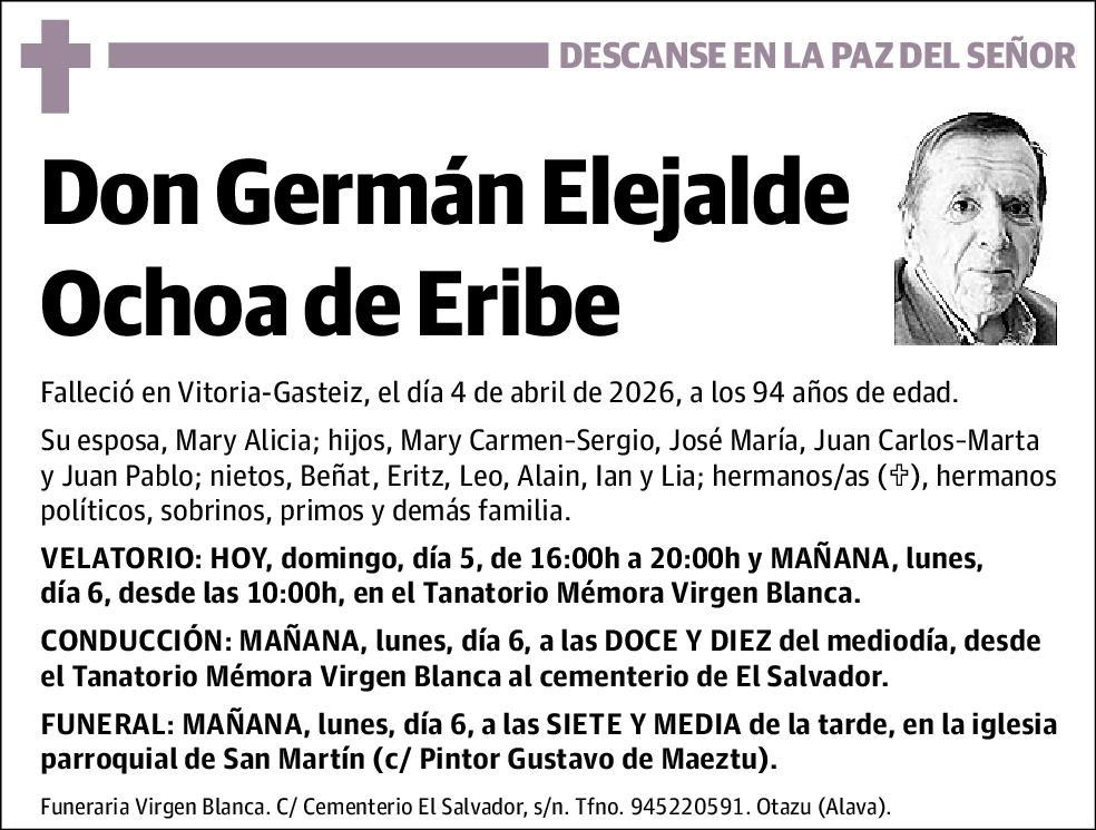 Germán Elejalde de Eribe