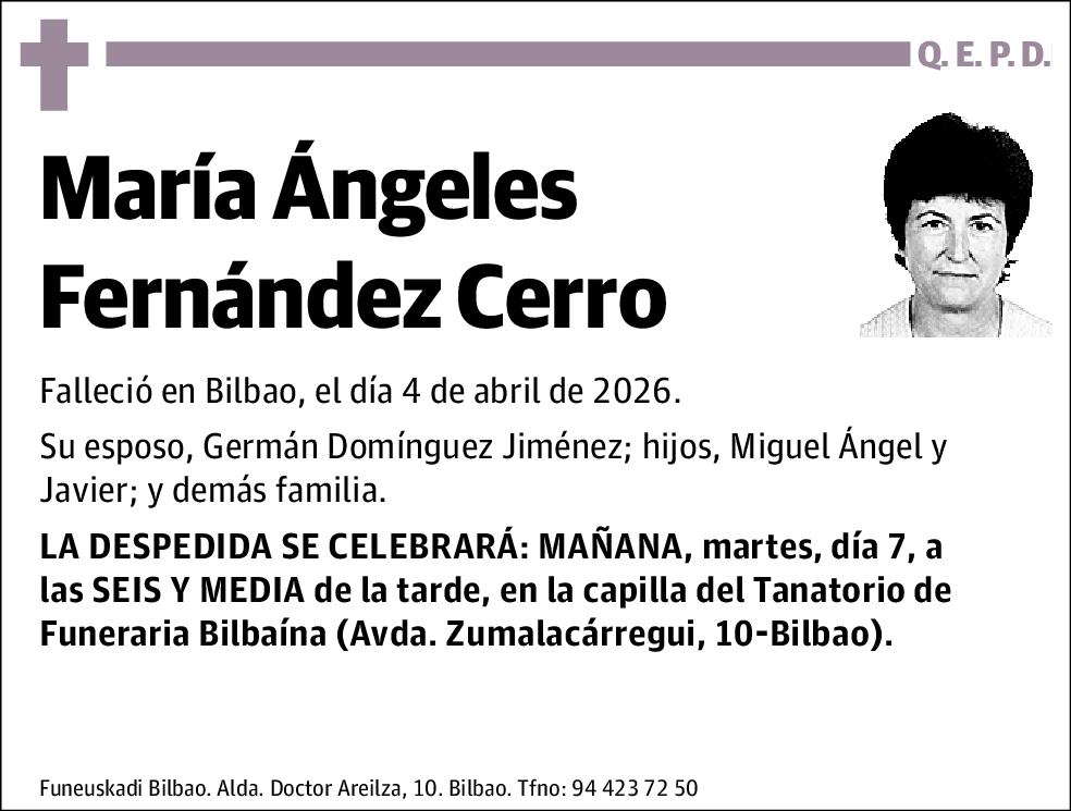María Ángeles Fernández Cerro
