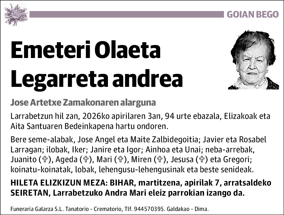 Emeteri Olaeta Legarreta