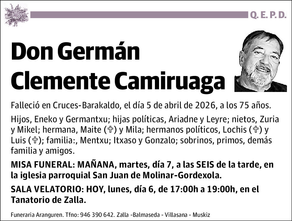 Germán Clemente Camiruaga