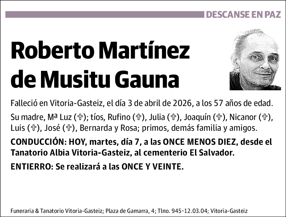 Roberto Martínez de Musitu Gauna