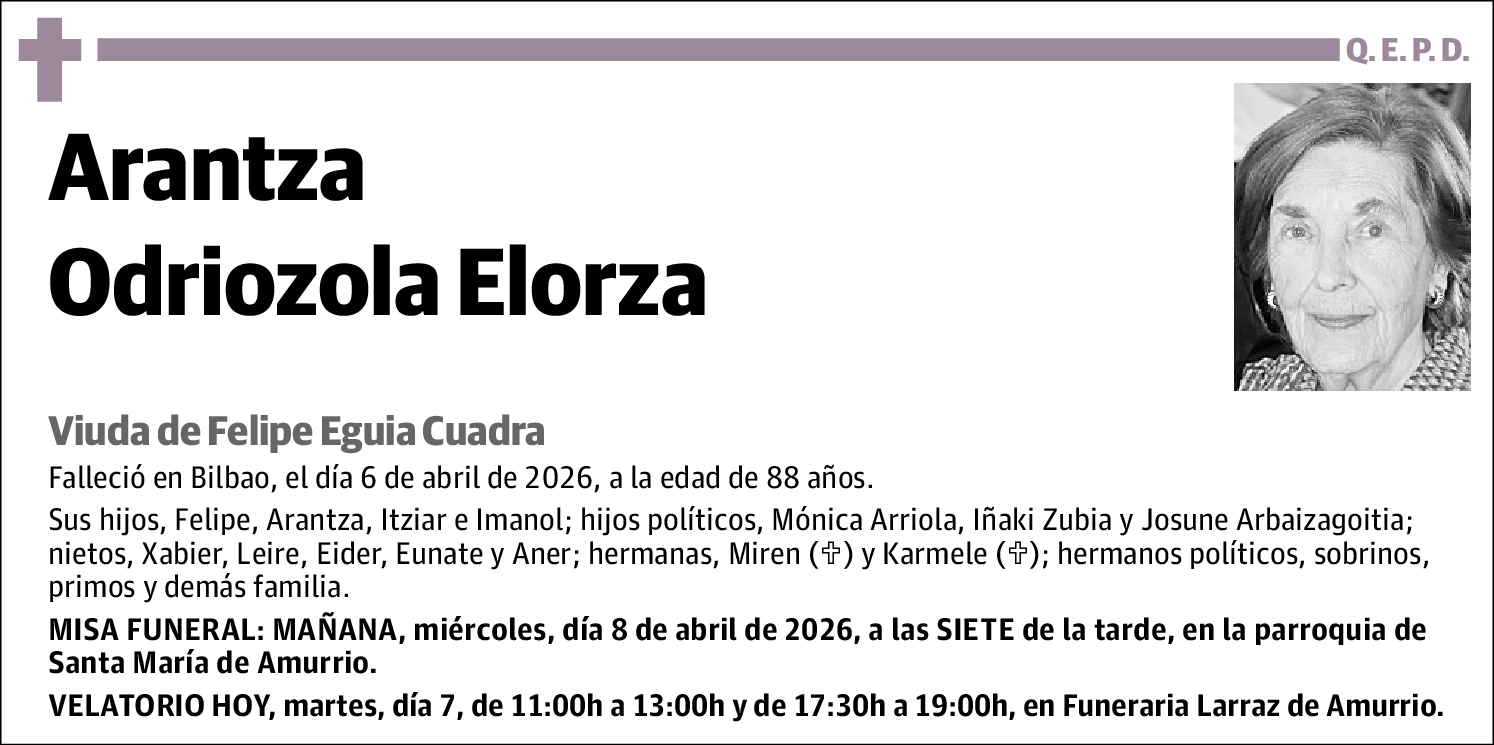 Arantza Odriozola Elorza