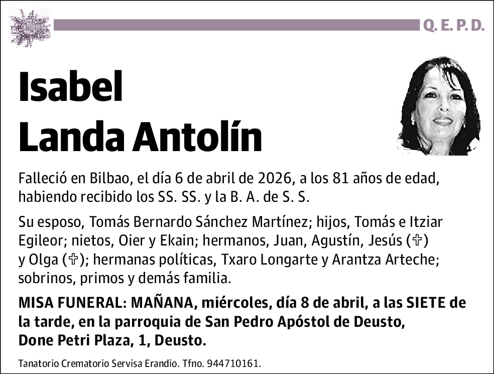 Isabel Landa Antolín