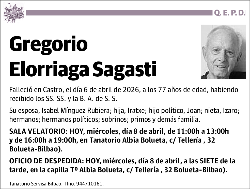 Gregorio Elorriaga Sagasti