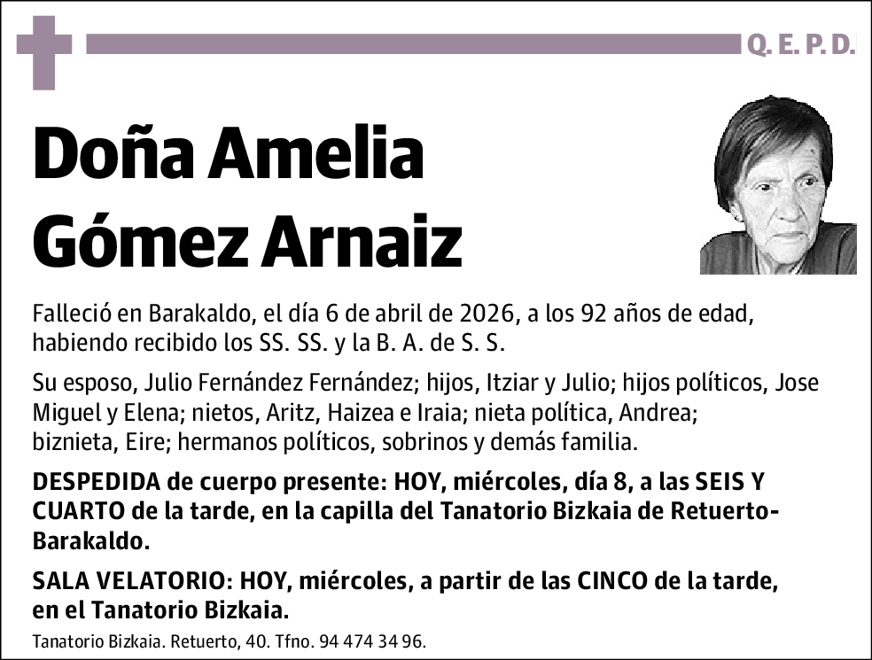 Amelia Gómez Arnaiz