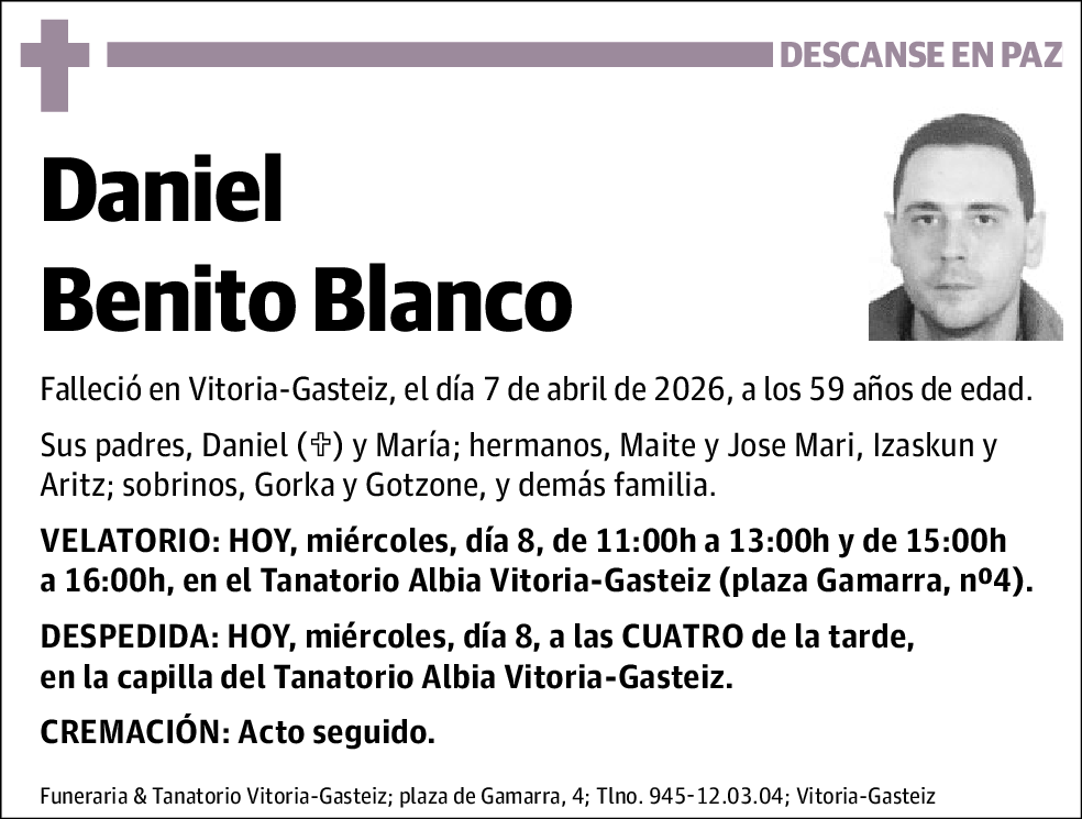 Daniel Benito Blanco