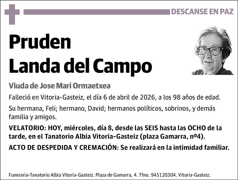 Prudencia Landa del Campo