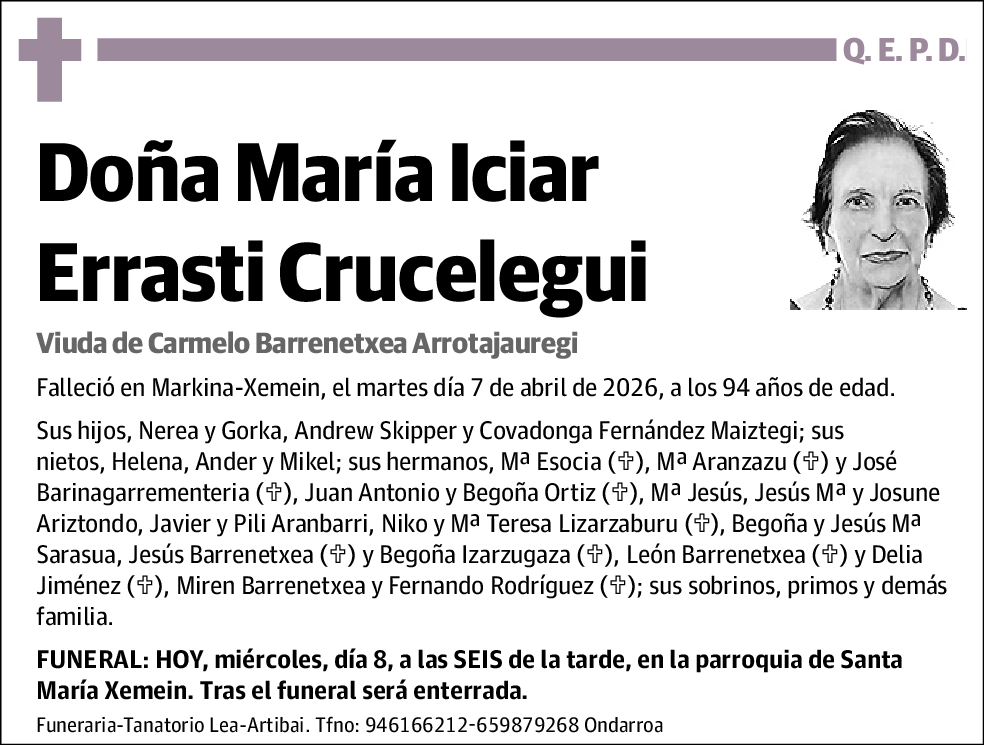 María Iciar Errasti Crucelegui