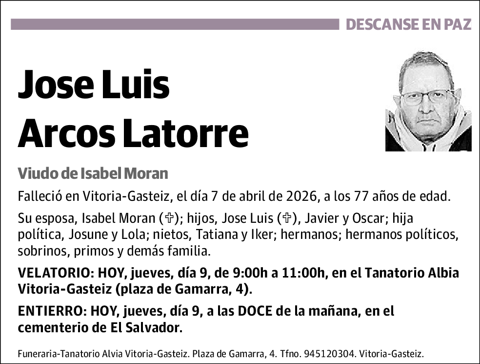 Jose Luis Arcos Latorre