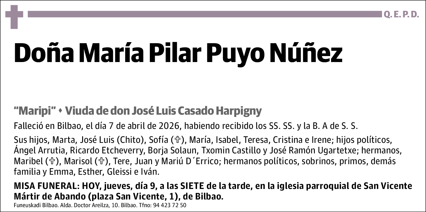 María Pilar Puyo Núñez