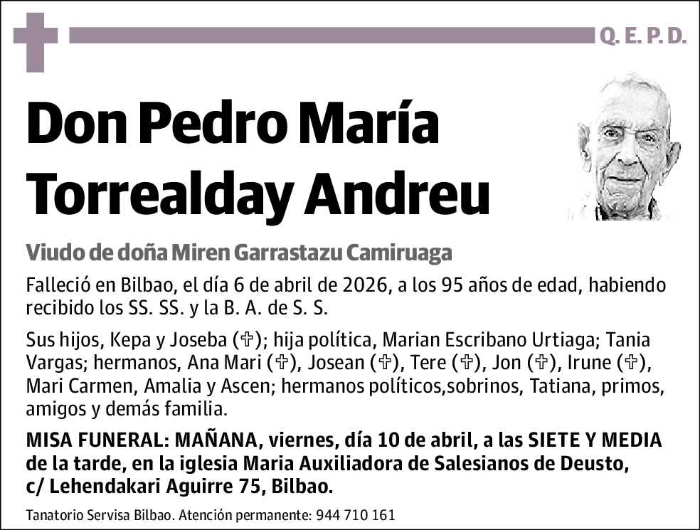 Pedro María Torrealday Andreu