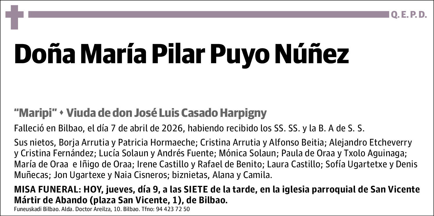 María Pilar Puyo Núñez