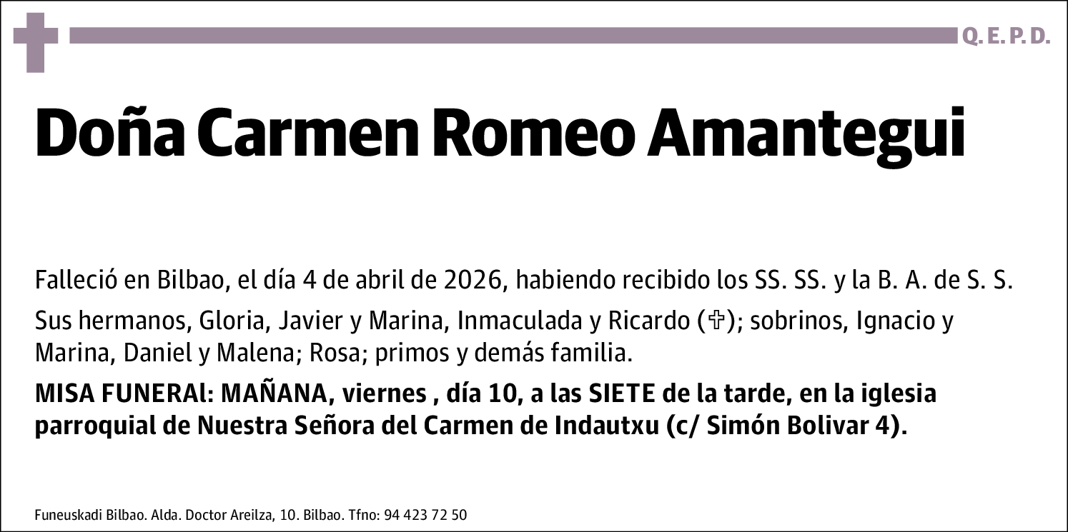 Carmen Romeo Amantegui