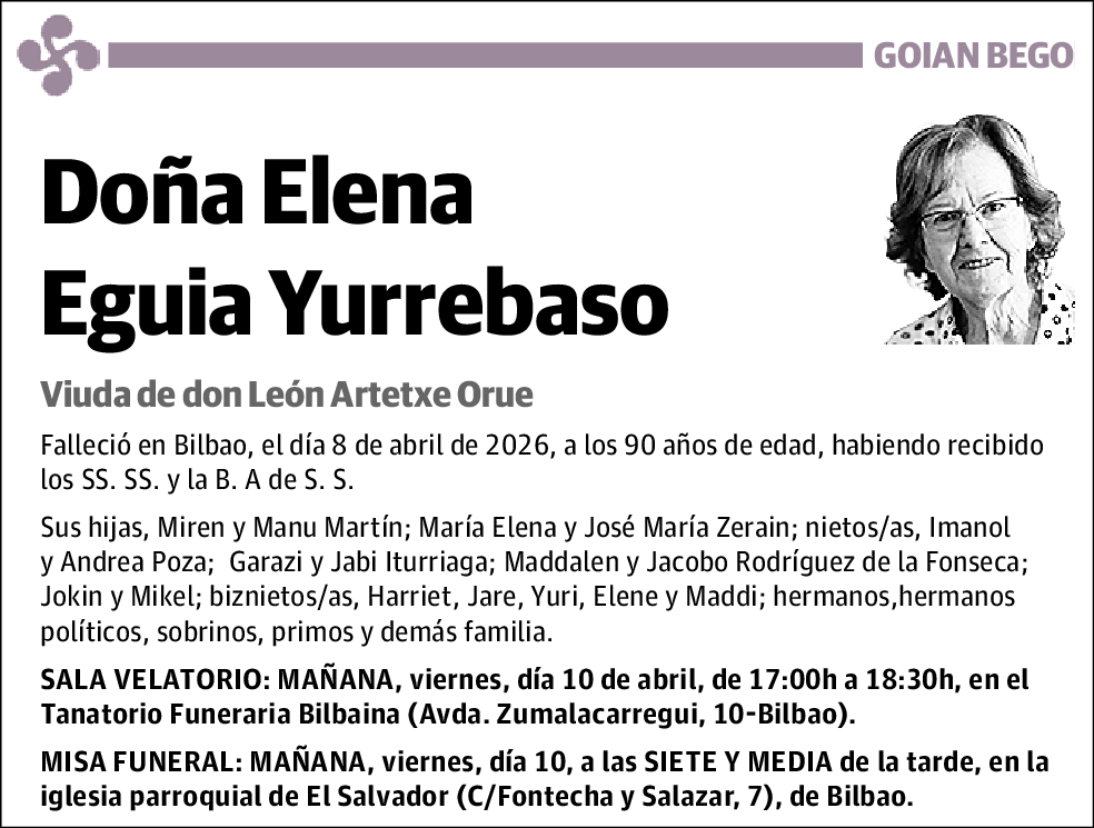 Elena Eguia Yurrebaso