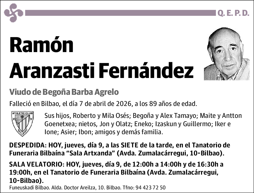 Ramón Aranzasti Fernández