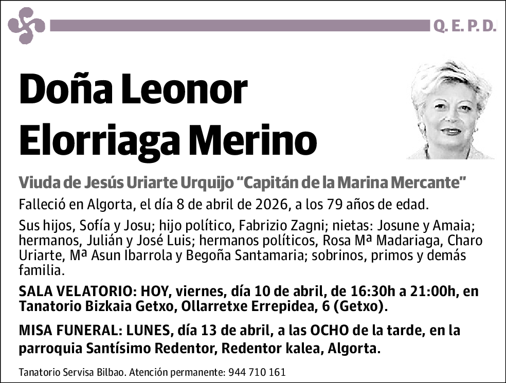 Leonor Elorriaga Merino