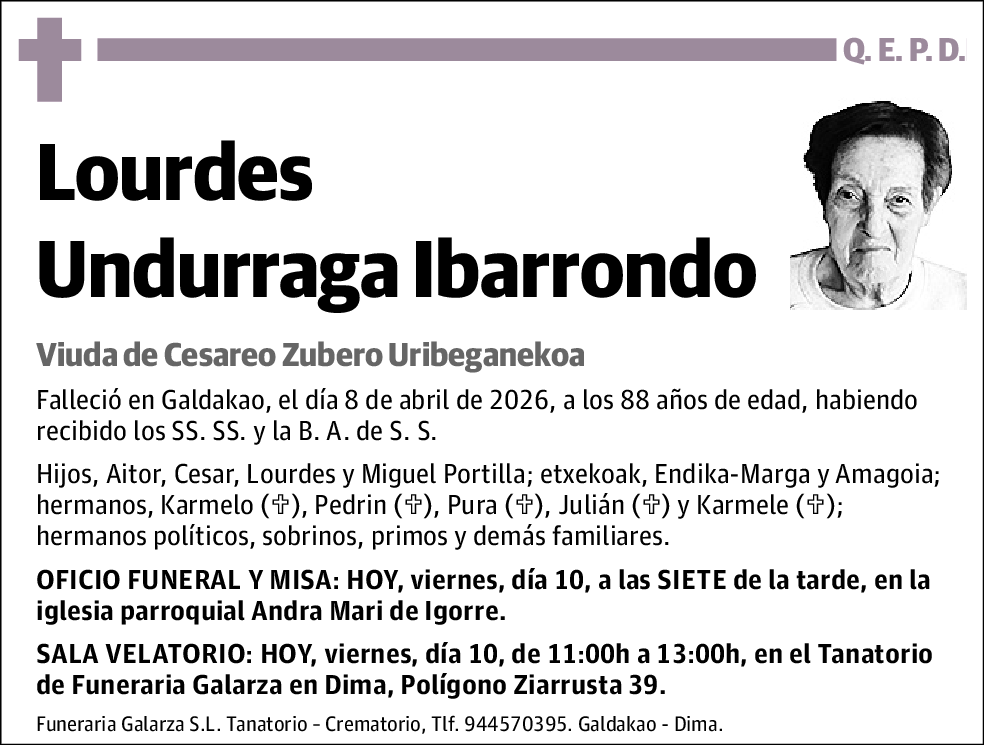 Lourdes Undurraga Ibarrondo