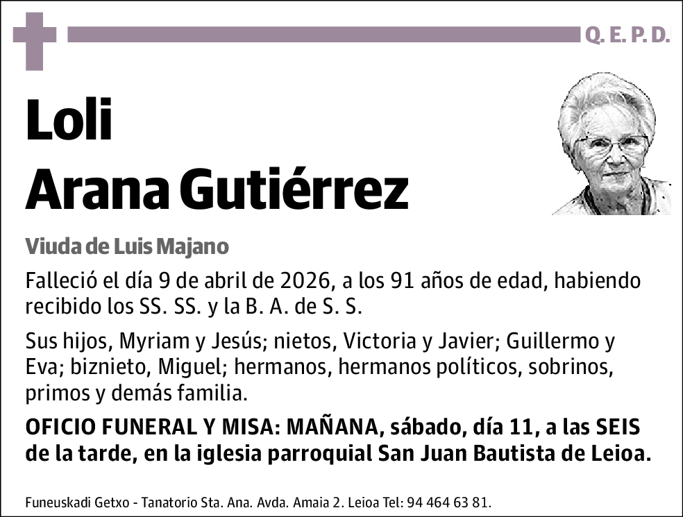 Loli Arana Gutiérrez