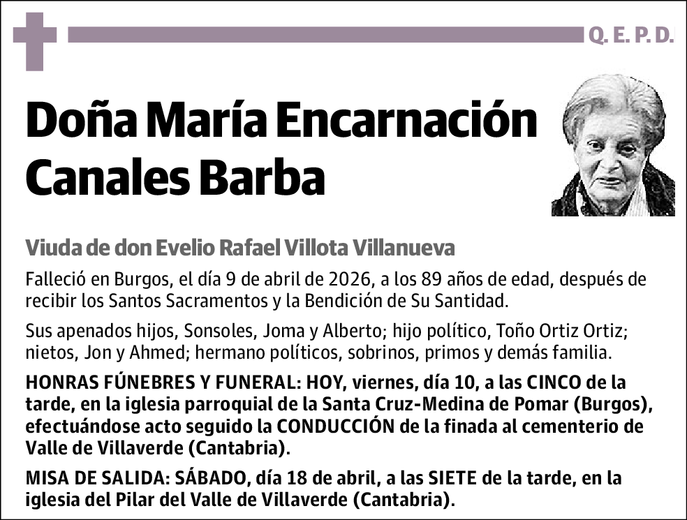 María Encarnación Canales Barba
