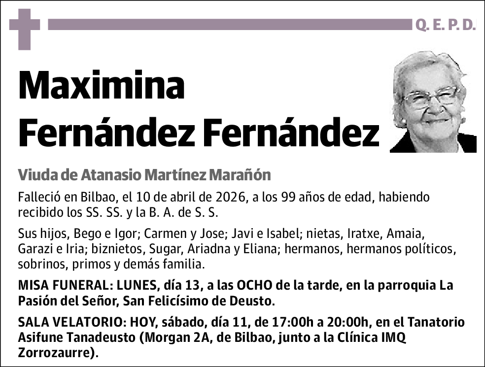 Maximina Fernández Fernández