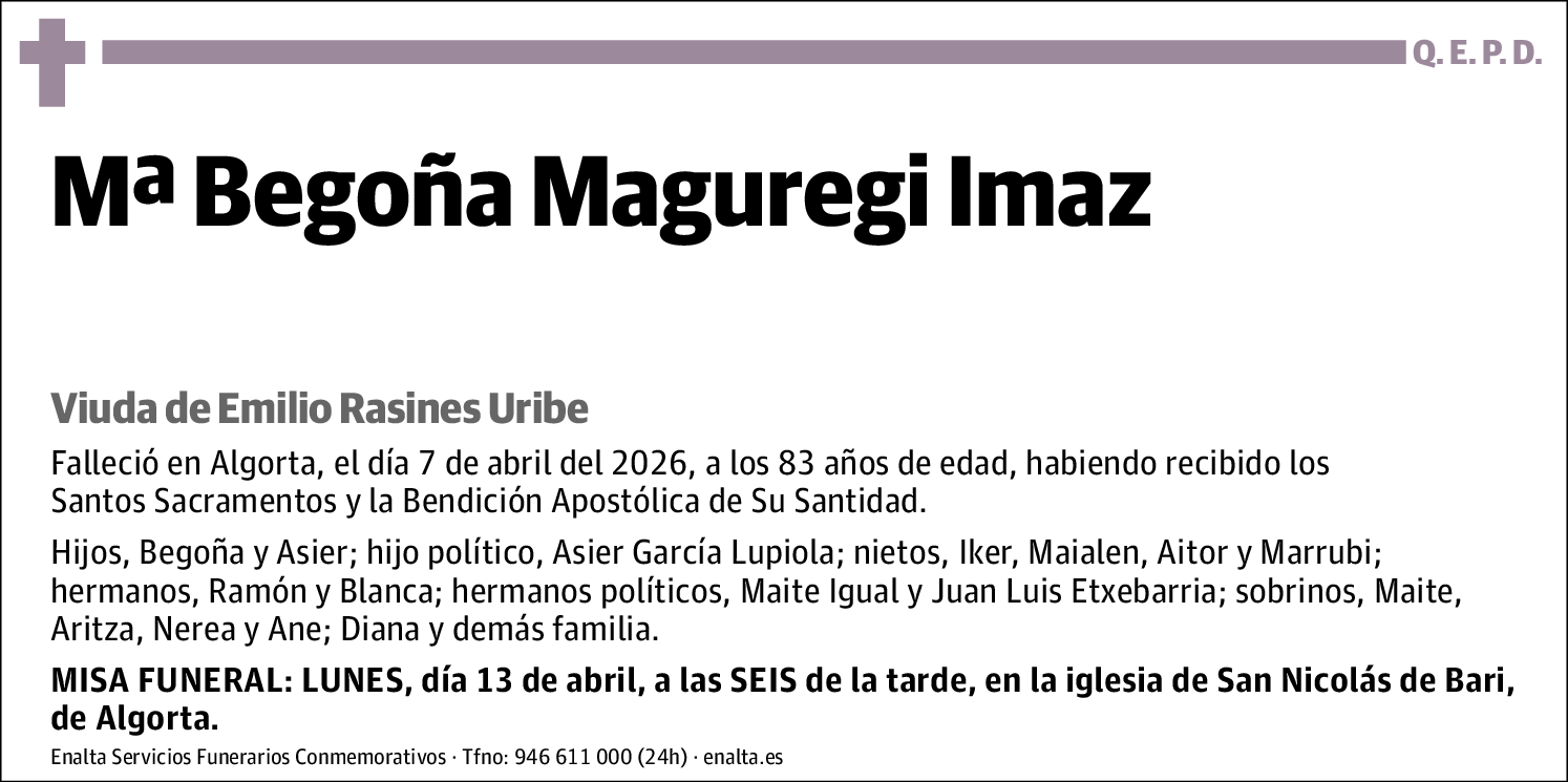 Mªbegoña Maguregi Imaz