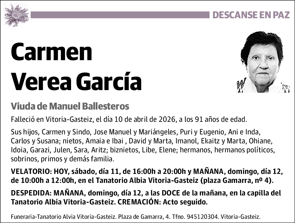 Carmen Verea García