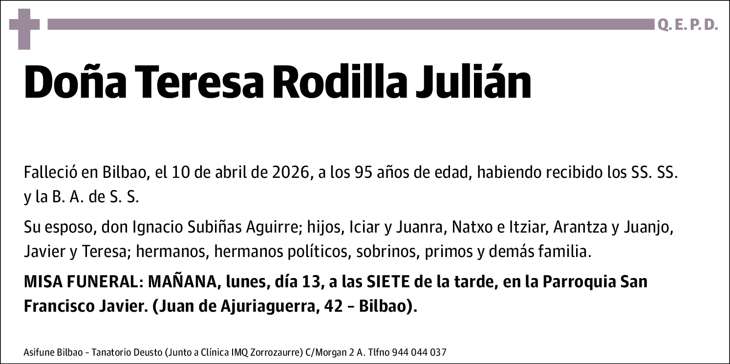 Teresa Rodilla Julián