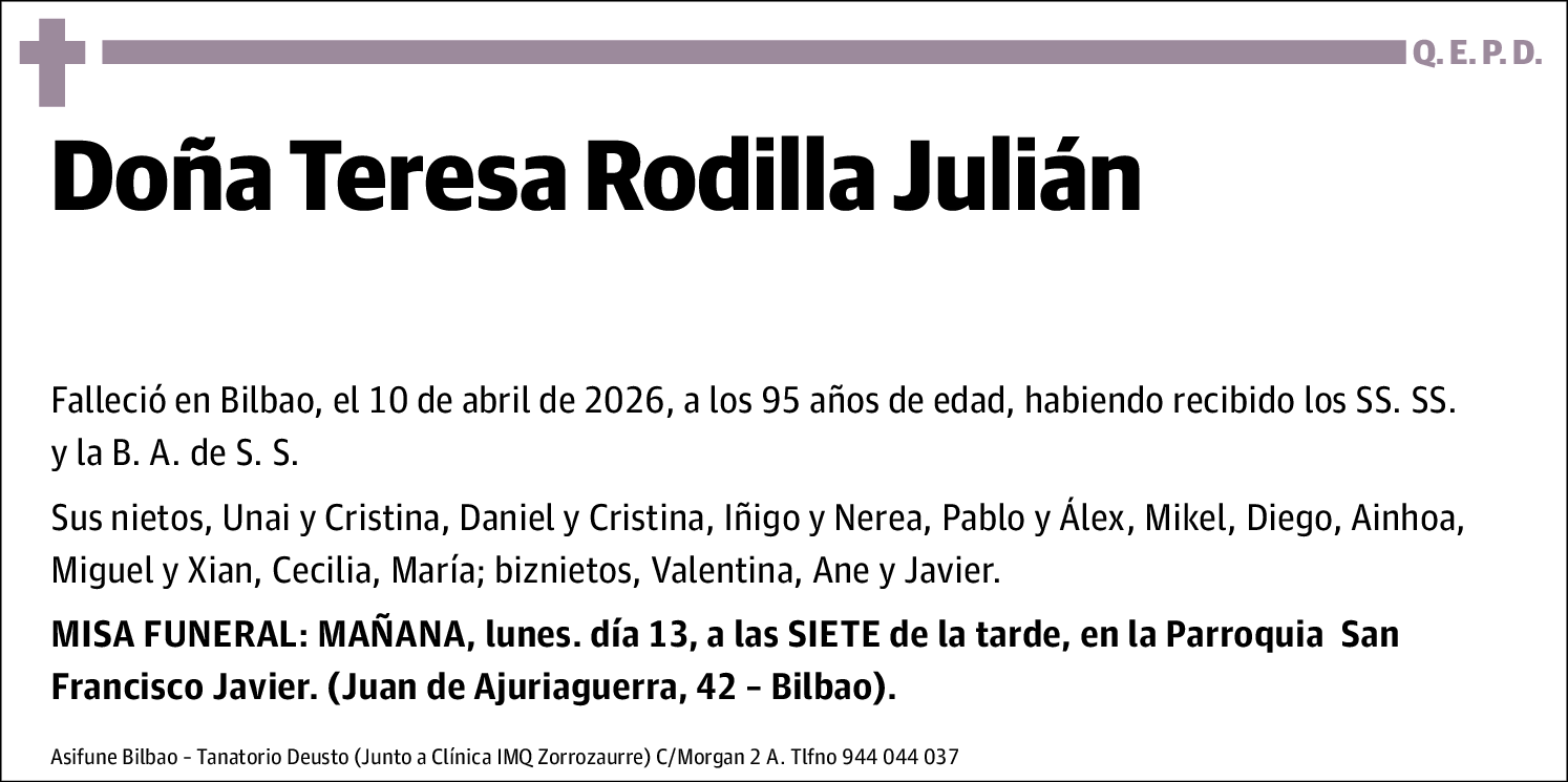 Teresa Rodilla Julián