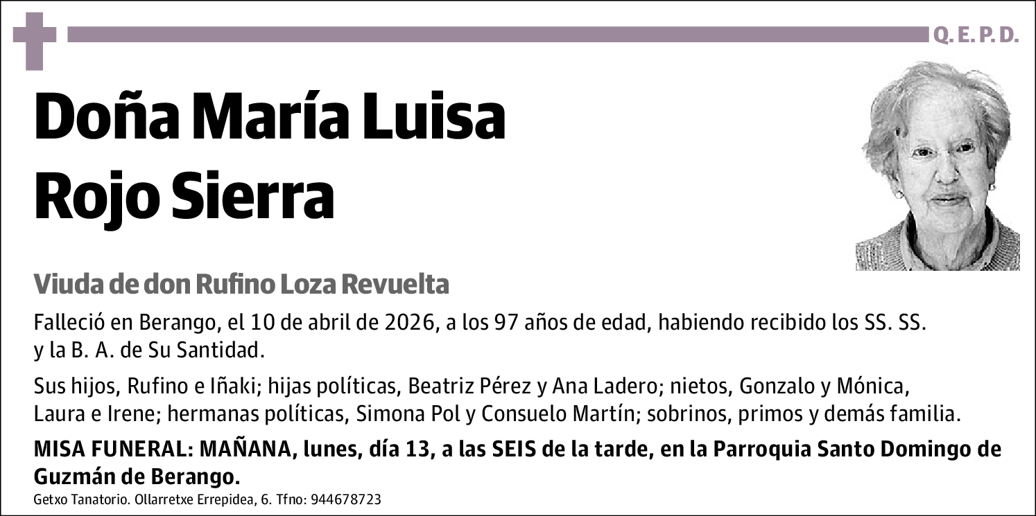 María Luisa Rojo Sierra